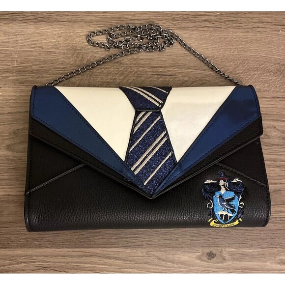 Danielle Nicole x Harry Potter Ravenclaw Uniform Purse w Chain Clutch, Perfect! - Picture 1 of 16